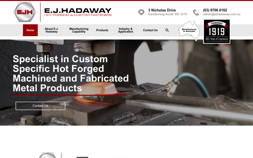 E J Hadaway