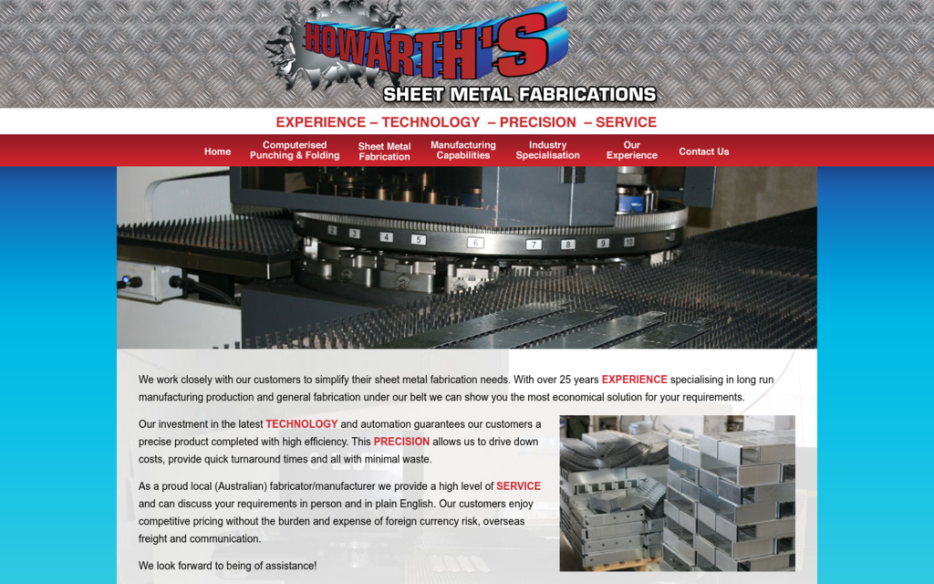 Howarth's Sheet Metal Fabrication